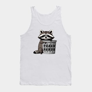 Trash Panda (Raccoon) with a Trash Can Tank Top